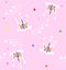 Pattern carons and stars on a pink background