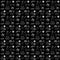 Pattern cat lover dark background vector