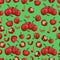 Pattern with Cherry Pepper. Vector illustration.