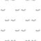 Pattern closed human eyes with eyelashes on white background. Seamless pattern background sleeping eyes.