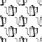 Pattern with coffee kettle