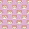 pattern cute heads monkey baby kawaii style