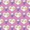 pattern of delicious eggs kawaii style