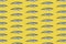 Pattern (Engraulis encrasicolus) Fresh silver-colored anchovies on a yellow background. Fish rich in vitamin B with an