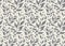 Pattern with fall leaves.  Botanical retro texture