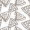 Pattern fastfood object graphic background pizza