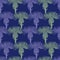Pattern of flowers of agrimony on a blue background