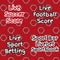 Pattern for football live betting.