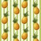 Pattern of fresh pineapples fruits