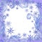 Pattern frosty snowflake patterns christmas winter