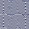 Pattern with geometric ornament. Striped navy blue abstract background. Repeated triangles wallpaper.