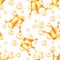 Pattern with golden crowns. Seamless background