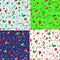 pattern happy candies christmas new year