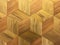 Pattern of hexagon wooden texture or honeycomb shape