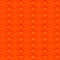 Pattern of intersecting hearts and stripes on an orange background