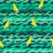 Pattern made of sea waves and yachts