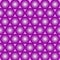 Pattern of many purple balls on a pink background.
