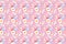 Pattern of medications and pills. Pink medical background