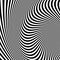 Pattern with optical illusion