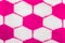 Pattern pink white hexagon design fabric abstract geometric shape modern hexagonal background texture
