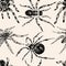 Pattern of the poisonous spiders