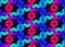 Pattern, polygons in rainbow colors, bright pattern for wallpaper,