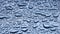 Pattern of Raindrops on Blue Metallic Surface