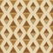 Pattern of rhombuses seamless brown palette