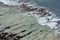 The Pattern of the sea and rocks on the shore of Eua in Tonga