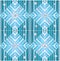 Pattern seamless flower tone blue color paint on wood design