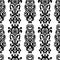 Pattern seamless folklore ornament. Tribal ethnic vector texture. Striped brush in Aztec style. Figure tribal embroidery. Indian,