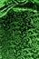 pattern of silk fabric Royal monogram. green. Luminous velvet r