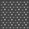 Pattern with Snowflakes, gray background - Snowflake vector pattern