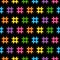 Pattern of spring and summer flowers. Bright flowers. olorful flowers on black background. Cute floral pattern