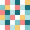 Pattern. Square design. Children pastel colors.