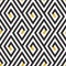 Pattern with stripe, chevron, geometric shapes