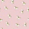 Pattern - sweet and cute unicorn ponies on kofeta pink background