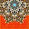 Pattern in ukrainian oriental ethnic style for