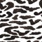 Pattern. Watercolor illustration. Tiger black white seamless background. Watercolor hand drawn animal fur skin texture