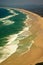 Pattern of Waves and Surf Byron Bay Beach