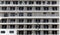 Pattern of windows and balconies from a Luxury cruise ship