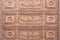 Patterned decorative brown textured fence tiles copy space