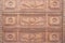 Patterned decorative brown textured fence tiles copy space