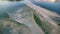 Patterns in clean ice of lake Baikal in motion