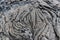 Patterns Formed In The Pahoehoe Lava On Punalu\\\'u Beach
