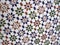 Patterns and structures of ancient Moorish tiles, Marocco
