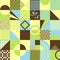 Patterns. Vector seamless pattern. Abstract colorful squares