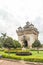 Patuxai, a memorial monument Vientiane