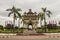 Patuxai Monument in capital Vientiane, Laos. triumphal arch