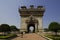 Patuxai monument in Vientiane capital of Laos